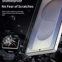 2 x 2 Pack for Samsung Galaxy S25 Ultra Screen Protector Tempered Glass [Auto Alignment Kit][0.03s Fingerprint Unlocked] 6.9'', HD-Clear, Anti-Bubble, Full Coverage