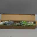 FOTEEWL 70 Pcs Artificial Greenery Stems Box Set,with 8 Kinds of Faux Plants and Fake Flowers for DIY Bridal Bouquets Wedding Floral Arrangement Table Centerpieces Decoration (Sage Green & White)