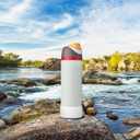 5 x Silicone Boot for Owala Water Bottle 24 oz 32 oz 40 oz, Anti-Slip Protective Sleeve for FreeSip/Twist/Flip Stainless Steel Water Bottles Accessories (White)