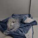 Heated Blanket Throw 50"x60" - Machine Washable Electric Throw Blanket Office Heated Throw Blanket with ETL & FCC Certification 5 Heating Levels 3 Hour Auto-Off Overheat Protection(Blue)