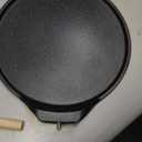 Nonstick Crepe Pan with Spreader, 10 Inch Non Stick Granite Coating Dosa Pan Pancake Flat Skillet Crepe Maker Pan Healthy Stone Cookware, PFOA FREE