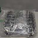 NORTHERN BROTHERS Pants Hangers 50 Pack, Skirt Hangers with Clips Shorts Hanger Closet Heavy Duty Clothes Hangers for Trousers Shirt Jeans Slim Hangers for Women Men