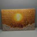 Boho Sun Canvas Wall Art Bohemia Minimalism Golden Abstract Sunrise Sunset Modern Luxury Painting Picture Wall Decor Poster Print Artwork for Living Room Bedroom Office Home Decoration