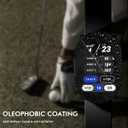 3 x Screen Protector Tempered Glass 2-PCSCompatible with Blue Tees GPS Golf Watch, Anti-Scratch Bubble-Free HD Clear Hard Film