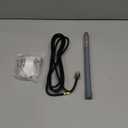 2.4GHz WiFi Antenna 5 dBi, Omni Antenna Fiberglass N-Male Connector + 10FT Low Loss YMR240 Cable (RPSMA), IP67 Waterproof for Wireless Routers, Access Points, Signal Boosters