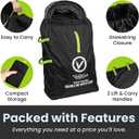 V VOLKGO Large Stroller Bag for Airplane, Large Cover for Airtravel, Jogger & Umbrella Stroller Cover for Travel - Fits Wide, Gate Check Bag, Heavy Duty Durable Infant carrier covers for Air Travel