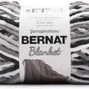 Bernat Blanket Big Ball Yarn-Gray Storm