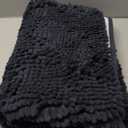 Muddy Mat | Super Absorbent Door Mat Indoor, Microfiber Quick Dry Chenille Entryway Rug, Non-Slip Front Door Mat, Indoor Mats for Entryway, Machine Washable Pet Rug, Charcoal 18"x28"