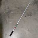 Beckman NetFixed Handle PVC Net (32" x 44", 4" Handle, Black/Silver)