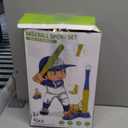 T Ball Sets for Kids 3-5, Baseball T-Ball Set with 10 Balls, Outdoor Sport Toy Games for 3-12 Year Old Boys Girls Toddlers, Training Batting Tee for Backyard and Lawn Play