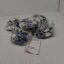 NUPTIO Flower Balls for Wedding Centerpieces - 6 Pcs 9.5 inch Diameter Fake Flower Ball Arrangement Bouquet Party Centerpieces for Tables - Dusty Blue Rose Bouquet Centerpiece Flowers for Table