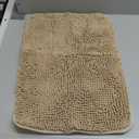 OLANLY Dog Door Mat for Muddy Paws 24x16, Absorbs Moisture and Dirt, Absorbent Non-Slip Washable Doormat, Quick Dry Chenille Mud Mat for Dogs, Entry Indoor Entryway Carpet for Inside Floor, Beige