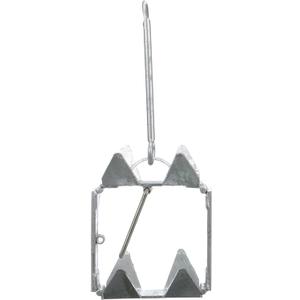 Seachoice Hot-Dipped Galvanized Steel Fold-and-Hold Anchor