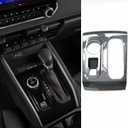 ZiWen Interior Trims Gear Shift Panel Center Console Cover Accessories for Chevy Colorado GMC Canyon 2023 2024 2025 2026 (Carbon Fiber Print)