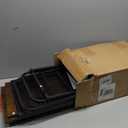 HapiRm Rolling Kitchen Microwave Cart - 4 Tier Microwave Table Stand with Pull-Out Baskets, Coffee Bar Baker's Rack with Wheels Rolling Storage Cart Organizer Shelf for Living Room Office, Balcony (Brown)