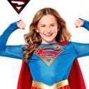 Rubies DC Superheroes Supergirl TV Series: Supergirl Costume Dress for Kids, Girl's Large (Medium)