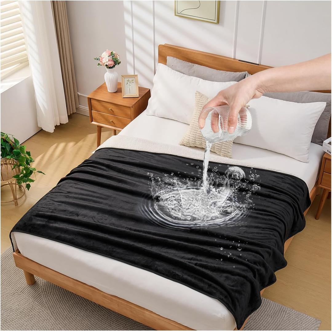 Waterproof Blanket for Bed Intimacy, Love Blankets for Couples, 80"x 60"