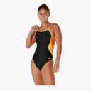 Speedo Women's Swimsuit One Piece Prolt Flyback Solid Adult Team Colors (32, Speedo Orange)