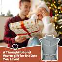 Heating Pad for Back Pain Relief, Large Electric Heat Pad for Neck and Shoulders, 6 Heat Settings & Auto Shut Off Hot Pad, Machine Washable Ultra Soft Fabric, Gifts for Women, Men, Mom, Dad (37''x 24'', Light Gray)