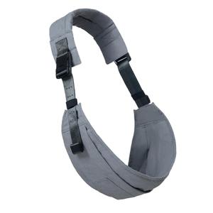AUYEAZGO Toddler Carrier - Premium Cotton, Large Seat & Back Support, with Large Pocket, One Size Fits Most, Ideal for 6-48 Months (16-44 lbs), Gray, Regular Fits Up to 4XL