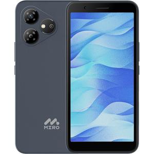 MIRO 4G Cell Phone - New Android 14 Go Edition Smartphone, 6" Display, 2GB+32GB (256GB Expandable), 3000mAh Battery, 5MP+2MP Camera, Dual SIM, 3.5mm Headphone Jack(Blue)