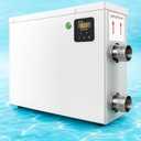 Electric Pool Heater for Inground & Above Ground Pools 11KW 220V, Hot Tub Heaters with Digital Touch Screen, SPA Water Thermostat Swimming Pool Warmer