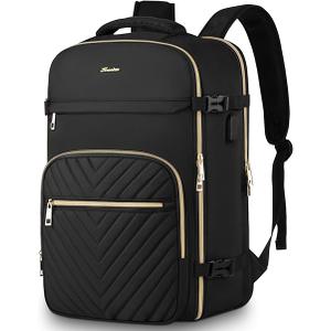 MOMUVO Travel Backpack for Women,Carry On Backpack Flight Approved,Large Laptop Backpack Luggage Backpack with USB Charging Port, 17.3 Inch