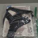 BARKBAY No Pull Dog Harness Front Clip Heavy Duty Reflective Easy Control Handle for Large Dog Walking(Black,L) (Large(Chest:24.5-32.5"))