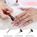 5 x JODSONE Pink Swirl Nail Art Liner Gel Polish,10ml Classic Color 3D Nail Art Pens Effect Nail Print Design with Thin Brush for French Tips Manicure Painting DIY at Home - LB24