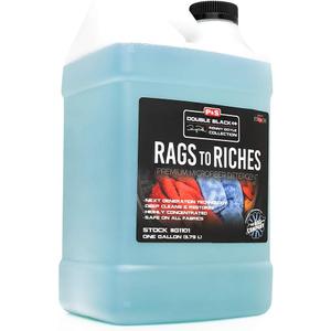 P & S PROFESSIONAL DETAIL PRODUCTS - Rags to Riches - Premium Microfiber Detergent, Deep Cleans and Restores, Safe on All Fabrics, Highly Concentrated, Next Generation Cleaning Technology (1 Gallon)