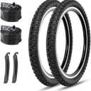 MOHEGIA Kids Bike Tire: 12.5/14/16/20 x2.125 Inch Folding Replacement Bicycle Tire,Compatible with BMX, MTB and Children Racing
