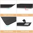 MKO 8" Small Floating Shelves for Wall, Metal Wall Mounted Shelf for Bathroom, Bedroom, Living Room, Kitchen, Little Mini Tiny Display Hanging Shelves for Books/Storage/Room Decor 2 Packs, Black