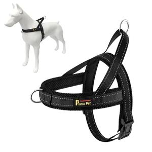 Plutus Pet No Pull Dog Harness with Breathable Mesh Padded, Adjustable Reflective Escape Proof Dog Harness, Quick Fit Dog Vest Harness for Small Dogs(XXS, Black)