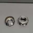 Stainless Steel 1-1/2" NPT Male to 3/4" NPT Female Reducer Hex Bushing Pipe Fitting Adapter (Pack of 2)