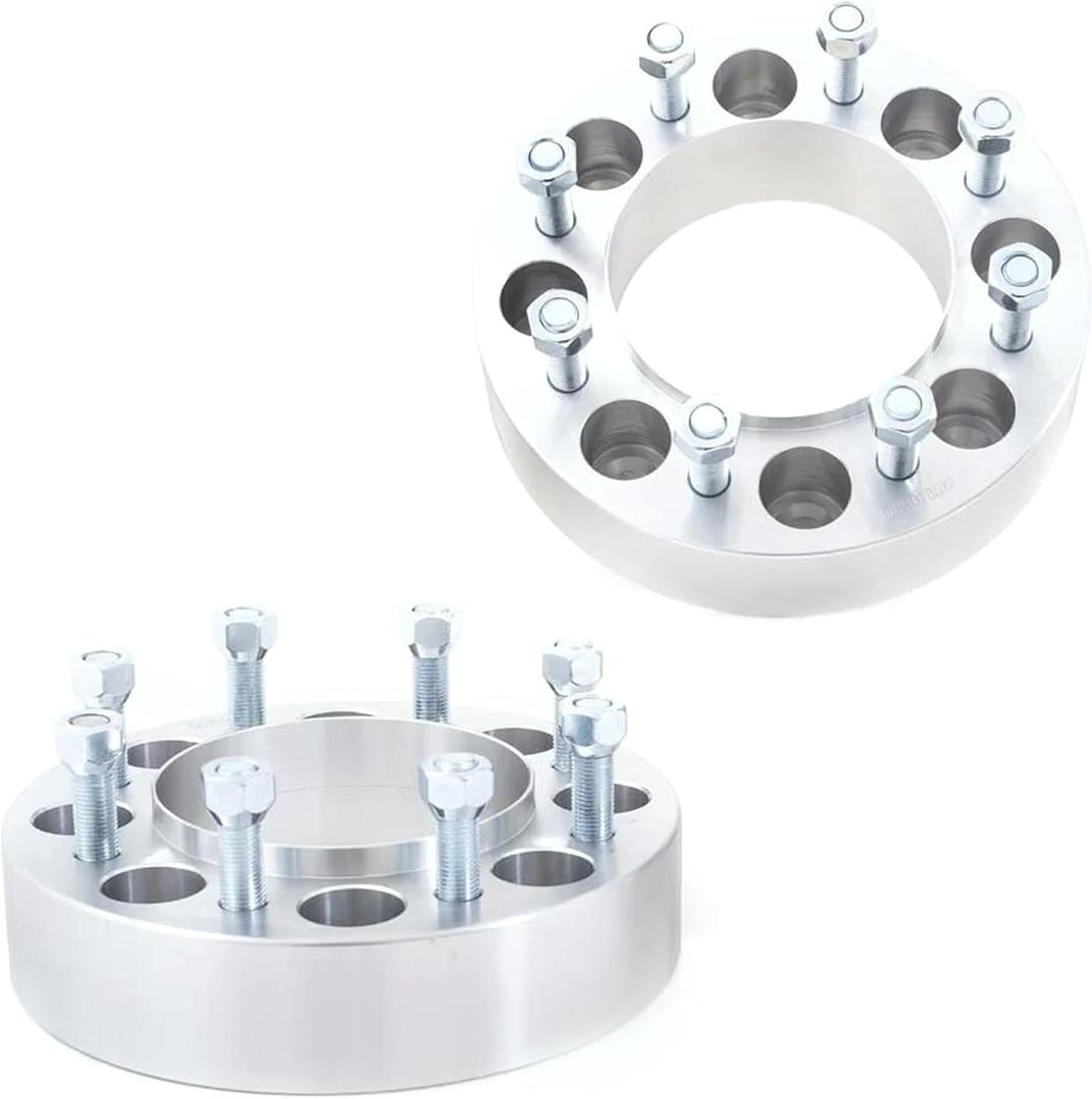 Rough Country 2" 8x170 Wheel Spacers for 03-22 Ford Super Duty | Pair - 1094A,Black