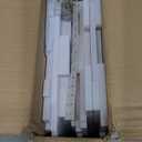 YARUKIMA Bathroom Floor Storage Cabinet,White