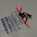 Worthofbest Hotfix Rhinestone Setter, Hot Fix Applicator Tool Bedazzler Kit with rhinestones, Kit, Hot Fixed Wand for Clothes Clothing Fabric Crafts, 5000 Pcs, AB Crystal, Clear, 3 Gems Sizes, Tips