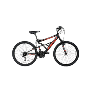 Hyper Bicycles 26" Shocker Mountain Bike, Adult Ages 14+, Black/Red