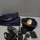 Police Costume for Kids, Police Officer Costume for Boys & Girls with Uniform and Accessories, Halloween Costumes for Kids Boys, Toddler Dress Up Cop Outfit Set for Halloween Career Day L