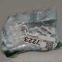 Wristlet Wallet for Women Mini Zip Card Case with Clear ID Window Zipper Coin Purse Lightweight Portable Keychain Wallet(Blue Lattice)