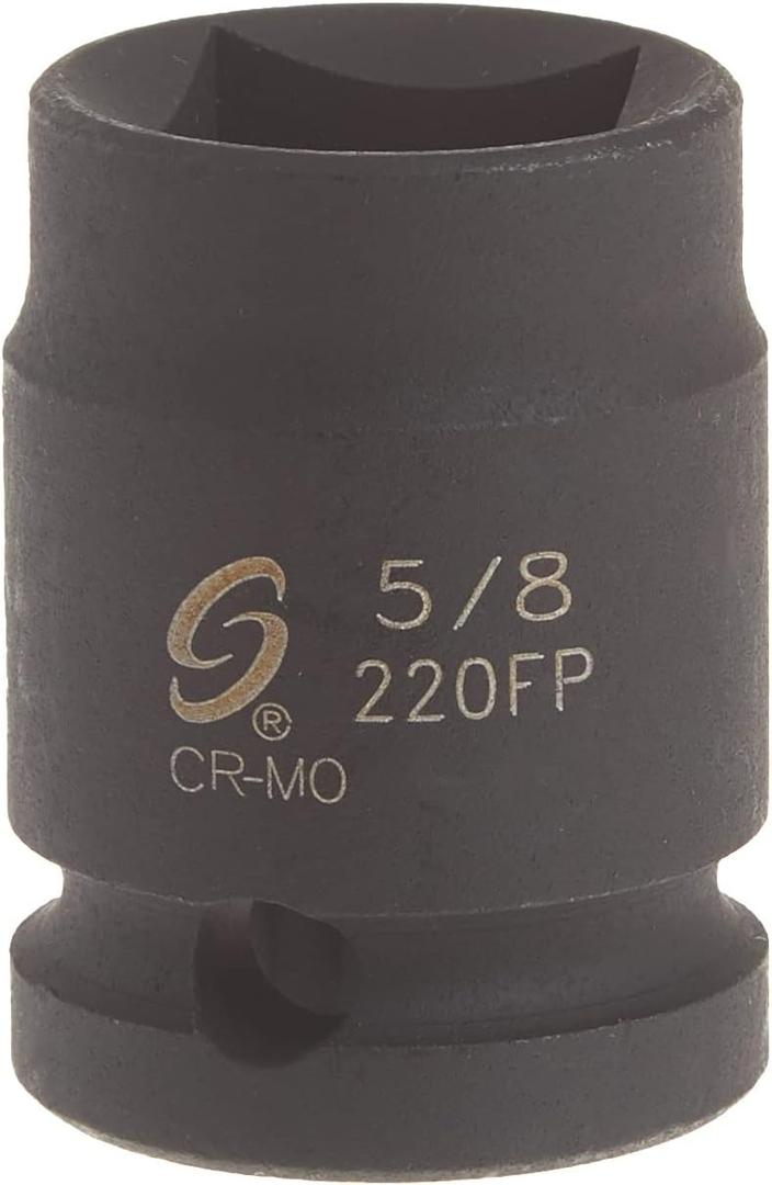 SUNEX TOOLS 220fp 1/2-Inch Drive 5/8-Inch Female Pipe Plug Socket