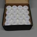 Homemory 48Pack 2 Flameless Led Floating Candles, 200 Hour Plastic Battery Operated Flickering Waterproof Tealights for Cylinder Vases, Centerpieces at Wedding, Party, Pool, Holiday (White Base)