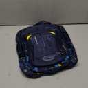 Geometric-Print Backpacks for Teen Boys School, Bookbags for Boys Elementary, School Bags for Boys (Dark Blue)
