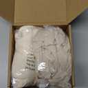 Muslin Baby Lounger Cover 2 Pack, Soft Breathable Newborn Lounger Pillow Cover for Boys Girls Infant (Beige & Cream)