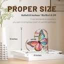 Christian Gifts for Women Birthday, Butterfly Inspirational Gifts for Women Friends, Mom, Sister, Girl, Catholic Female, Religious Spiritual Gift, Home Christian Decor Sign