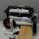 All Terrain Foldable Knee Scooter Walker - Economical Knee Walker for Foot Injuries, Compact Crutches Alternative - Black