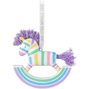 Hallmark Keepsake Christmas Ornament, Our Little Miracle 2025, Porcelain, New Baby Gifts