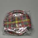 Plaid Christmas Plates and Napkins,Plaid Dinnerware Buffalo plaid Christmas Red and Green Plates and Napkins for Winter christmas Holiday Decorations