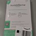 SwaddleMe by Ingenuity Compression Baby Swaddle Pod, Two-Way Zipper for Easy Diaper Changes, Improves Sleep & Calms Startle Reflex, 0-2 Months, 1.0 TOG, 2-Pack - Little Bees
