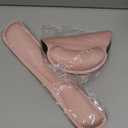 Wrist Rest for Computer Keyboard and Mouse, Ergonomic Design Wrist Support Pad for Keyboard, Soft Memory Foam Desk Pads Support Hand and Arm Easy Typing Pain Relief, 2 Piece Pad, Pink